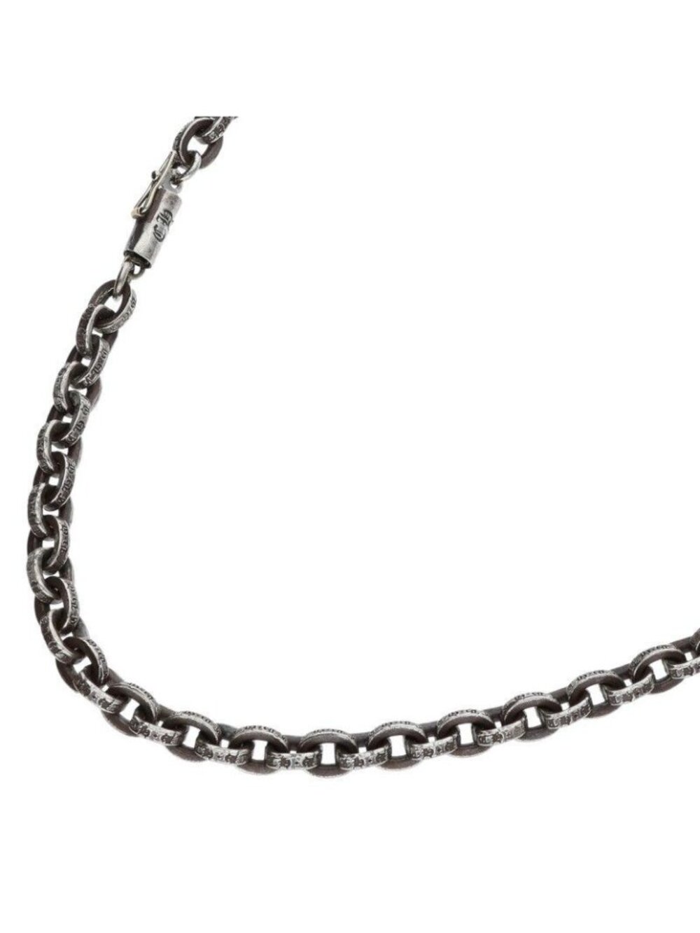 Chrome Hearts Paper Chain 34 Silver Necklace
